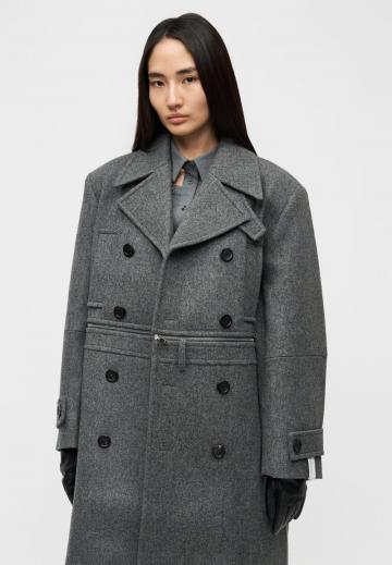 Шерстяное пальто