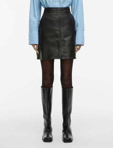 Кожаная юбка