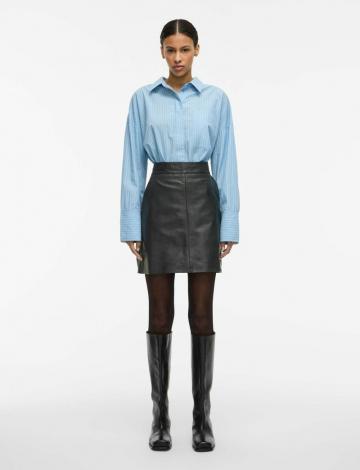 Кожаная юбка