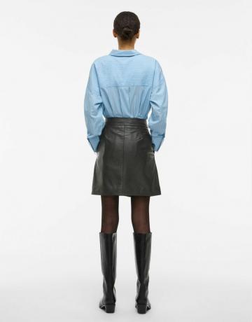 Кожаная юбка