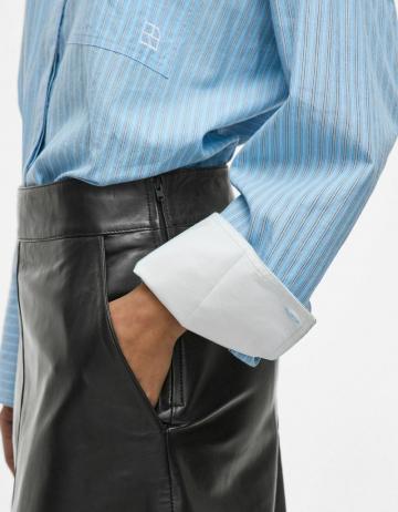 Кожаная юбка