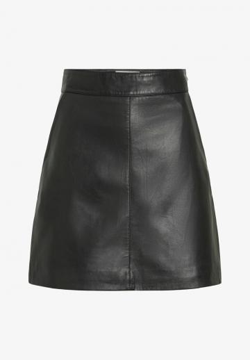 Кожаная юбка