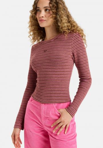 Пуловер в полоску