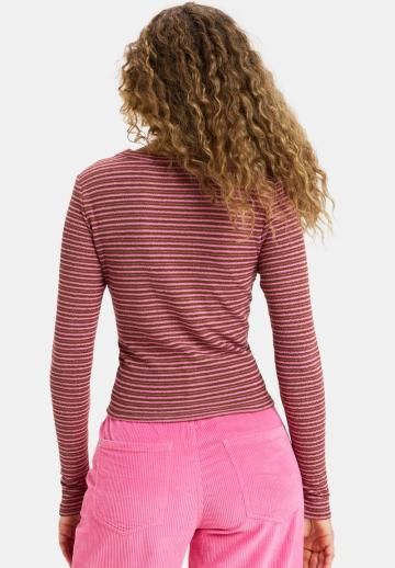 Пуловер в полоску