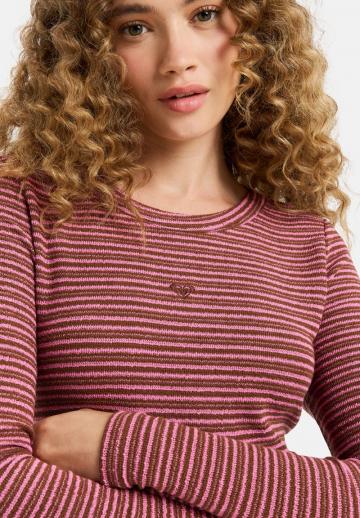 Пуловер в полоску