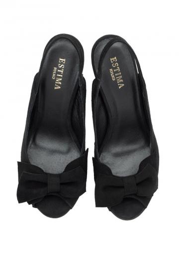 Туфли с открытым носом