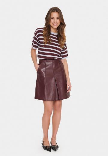 Кожаная юбка