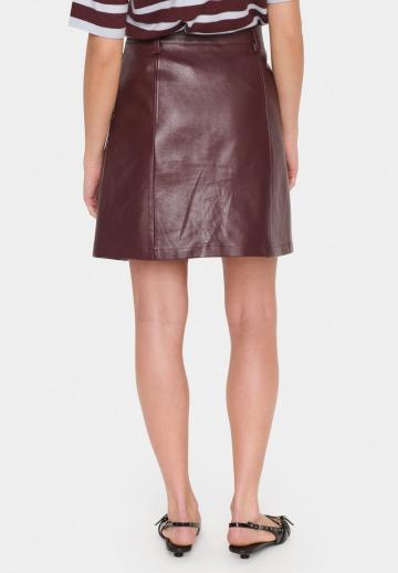 Кожаная юбка