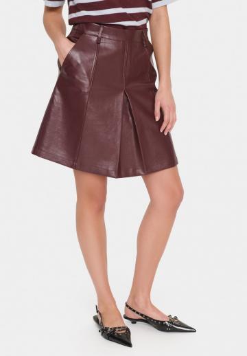 Кожаная юбка