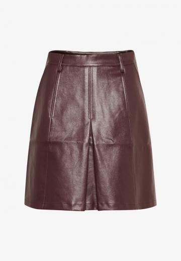 Кожаная юбка