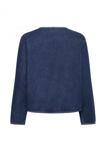 Джинсовая жилетка