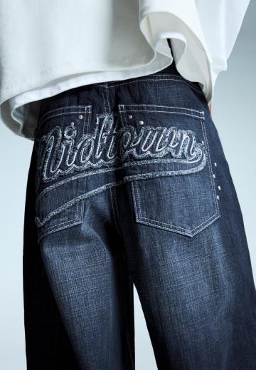 Прямые джинсы