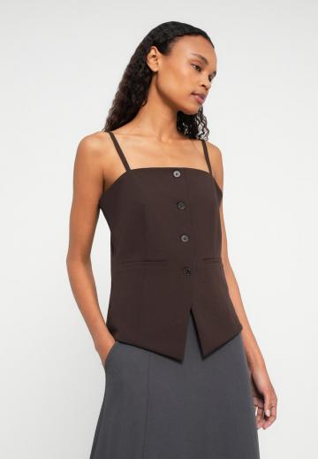 Топ на бретельках