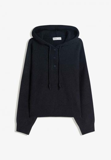 Пуловер с капюшоном