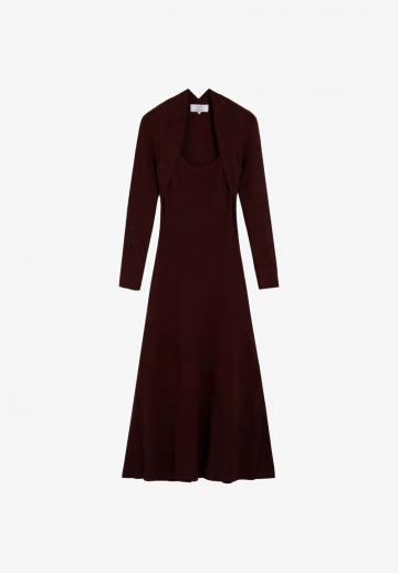 Вязаное платье