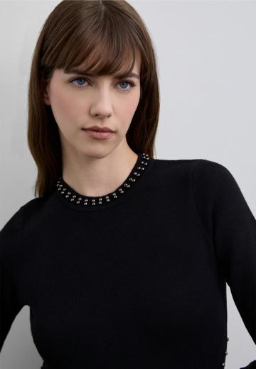 Вязаное платье