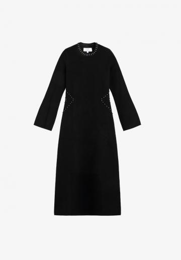 Вязаное платье