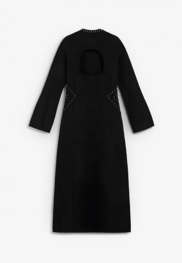 Вязаное платье