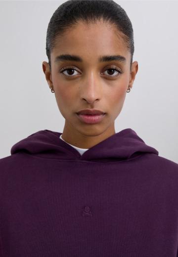 Пуловер с капюшоном