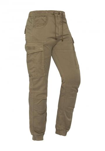 Брюки с накладными карманами