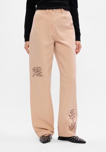 Прямые джинсы