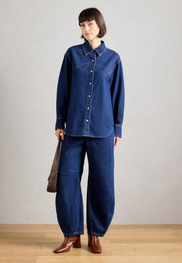 Джинсовая блузка