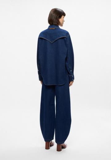 Джинсовая блузка