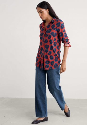 Длинная блузка