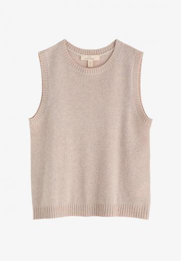 Пуловер без рукавов