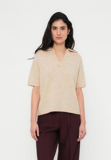 Пуловер с коротким рукавом