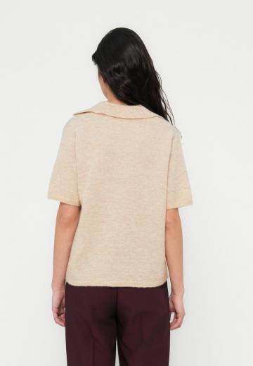 Пуловер с коротким рукавом