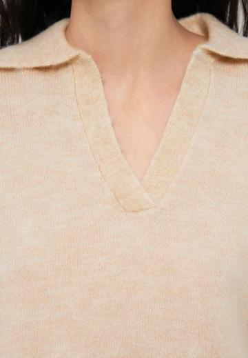 Пуловер с коротким рукавом