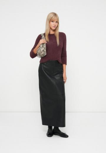 Кожаная юбка