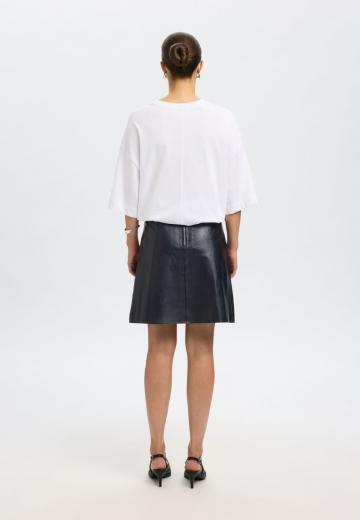 Кожаная юбка