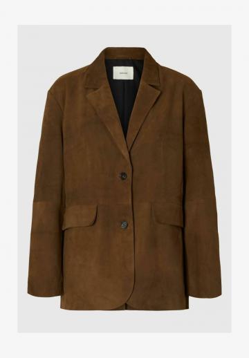 Кожаное пальто