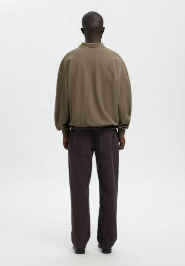 Поло с длинным рукавом