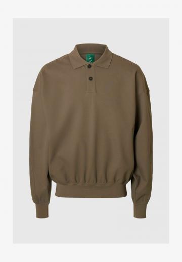 Поло с длинным рукавом