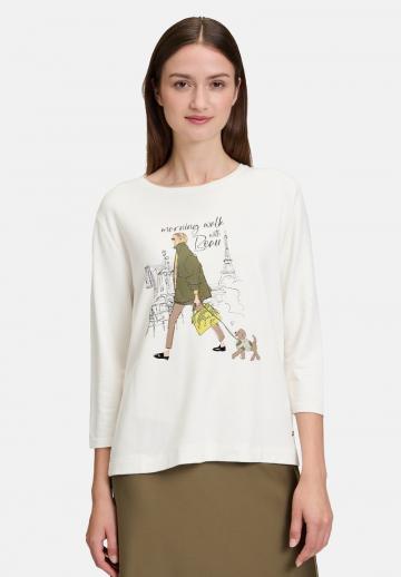 Майка с рукавом три четверти