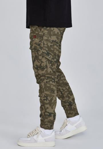 Брюки с накладными карманами