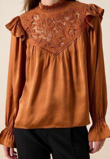 Кружевная блузка