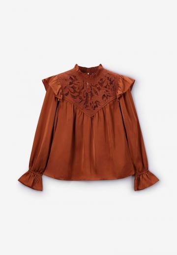 Кружевная блузка