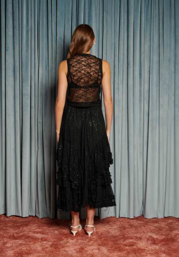 Юбка с воланами