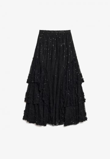 Юбка с воланами