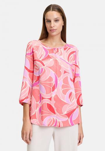 Атласная блузка