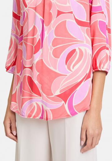 Атласная блузка