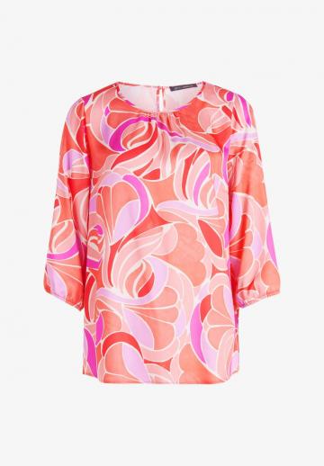 Атласная блузка