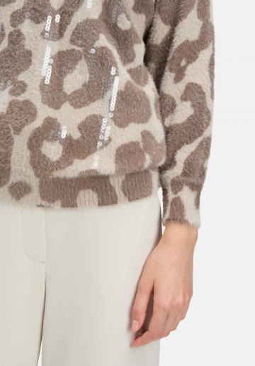 Пуловер с рукавом три четверти