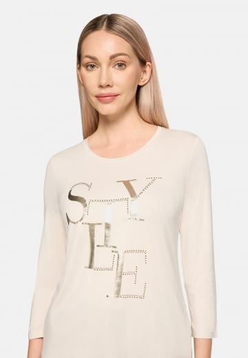 Майка с рукавом три четверти