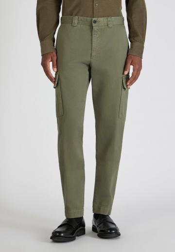 Брюки с накладными карманами