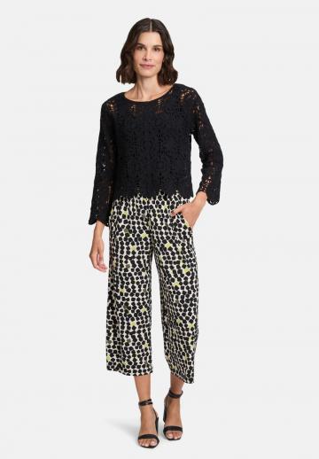 Пуловер с рукавом три четверти